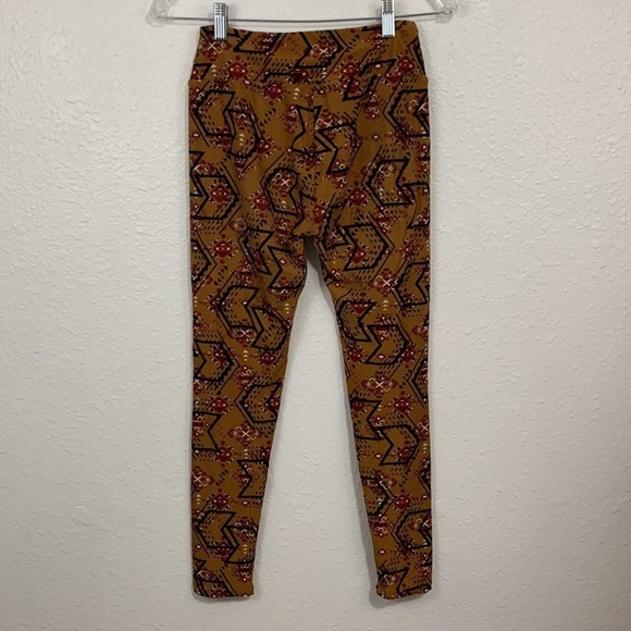 Lularoe Aztec Print Leggings One Size 0-12 - Picture 4 of 4